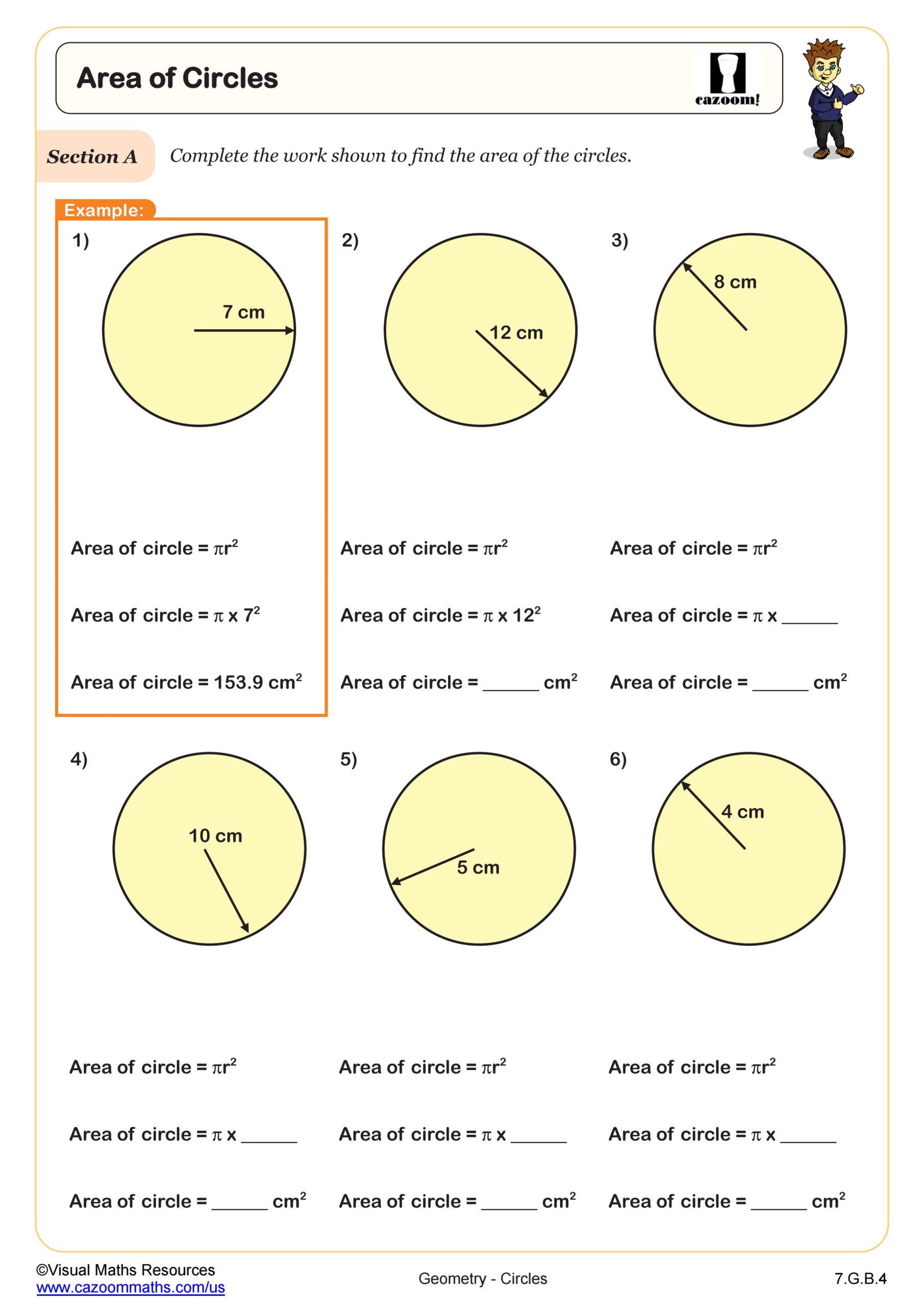 7Th Grade Math Worksheets Pdf | Printable Worksheets | Cazoom Math for Year 7 Worksheets Free Printable