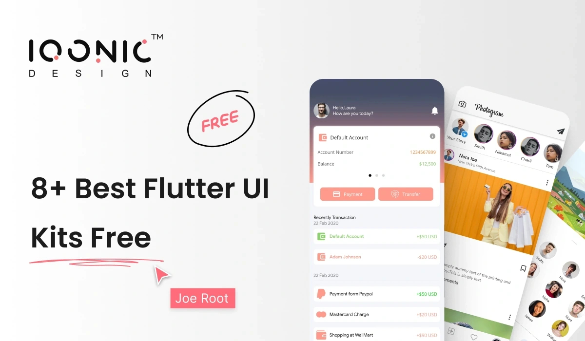 8+ Best Flutter Ui Kits Free (Ui Kits And Templates) | Iqonic Design for Uikit Free Templates