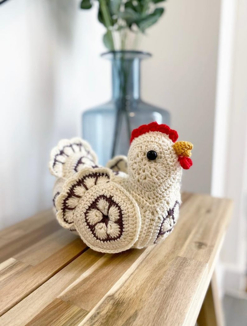 8 Cute Emotional Support Chicken Patterns, Knit And Crochet! with Free Printable Emotional Support Chicken Pattern