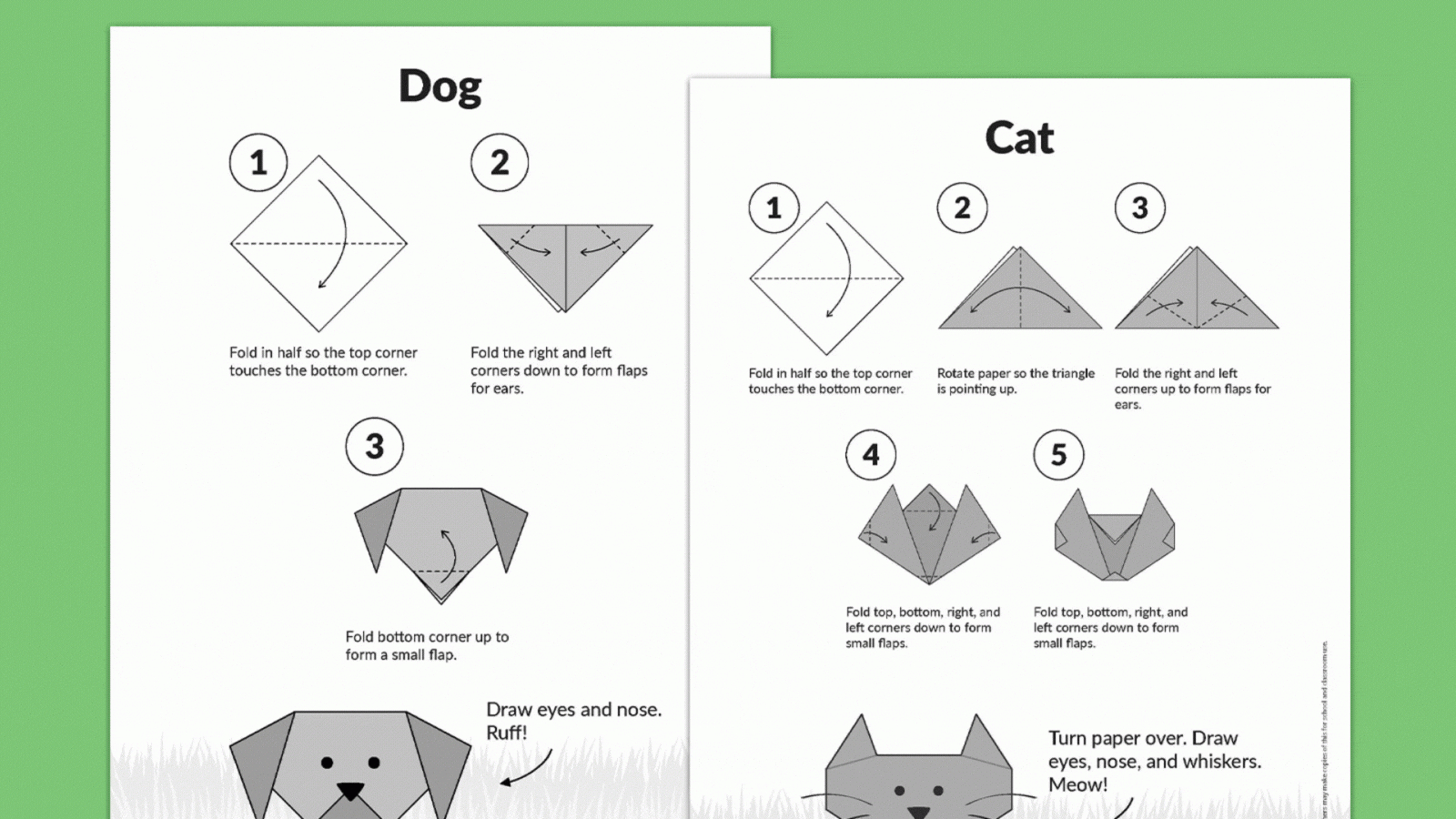 8 Easy Origami Projects For Kids (Free Printable Instructions) intended for Free Origami Printables