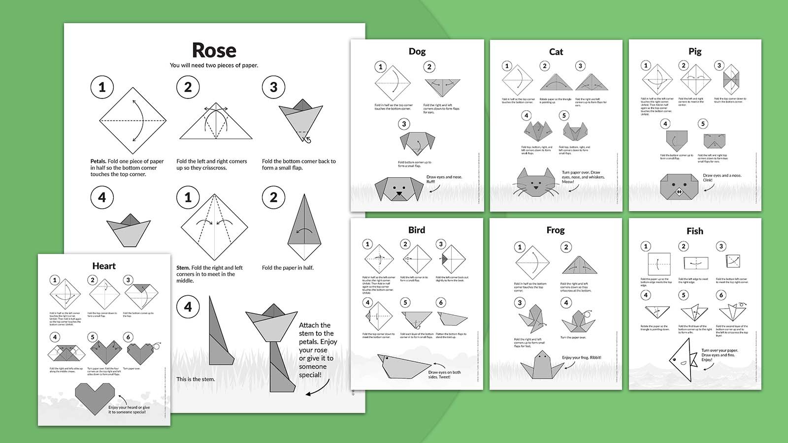 8 Easy Origami Projects For Kids (Free Printable Instructions) pertaining to Free Printable Origami Diagrams