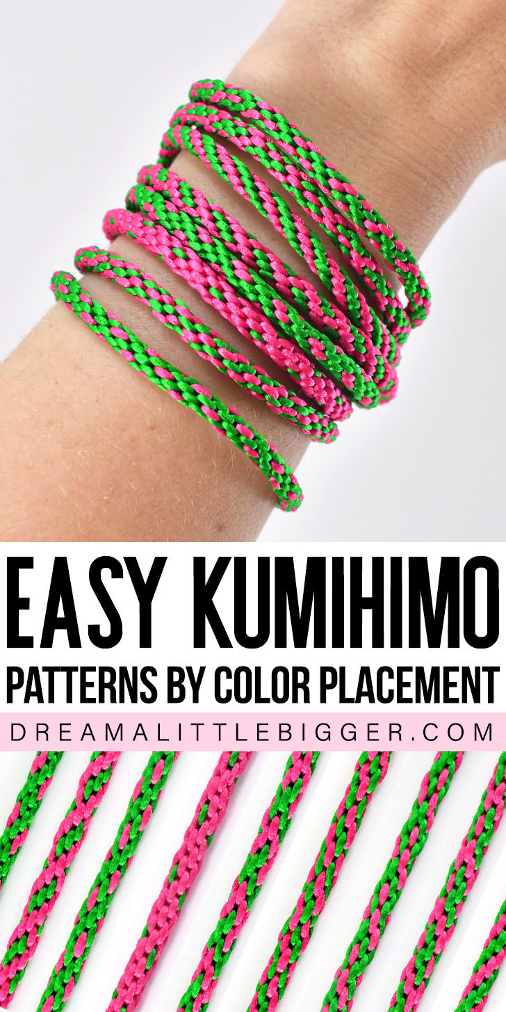 8 Strand Kumihimo Patternscolor Placement ⋆ Dream A Little Bigger regarding Free Printable Kumihimo Patterns