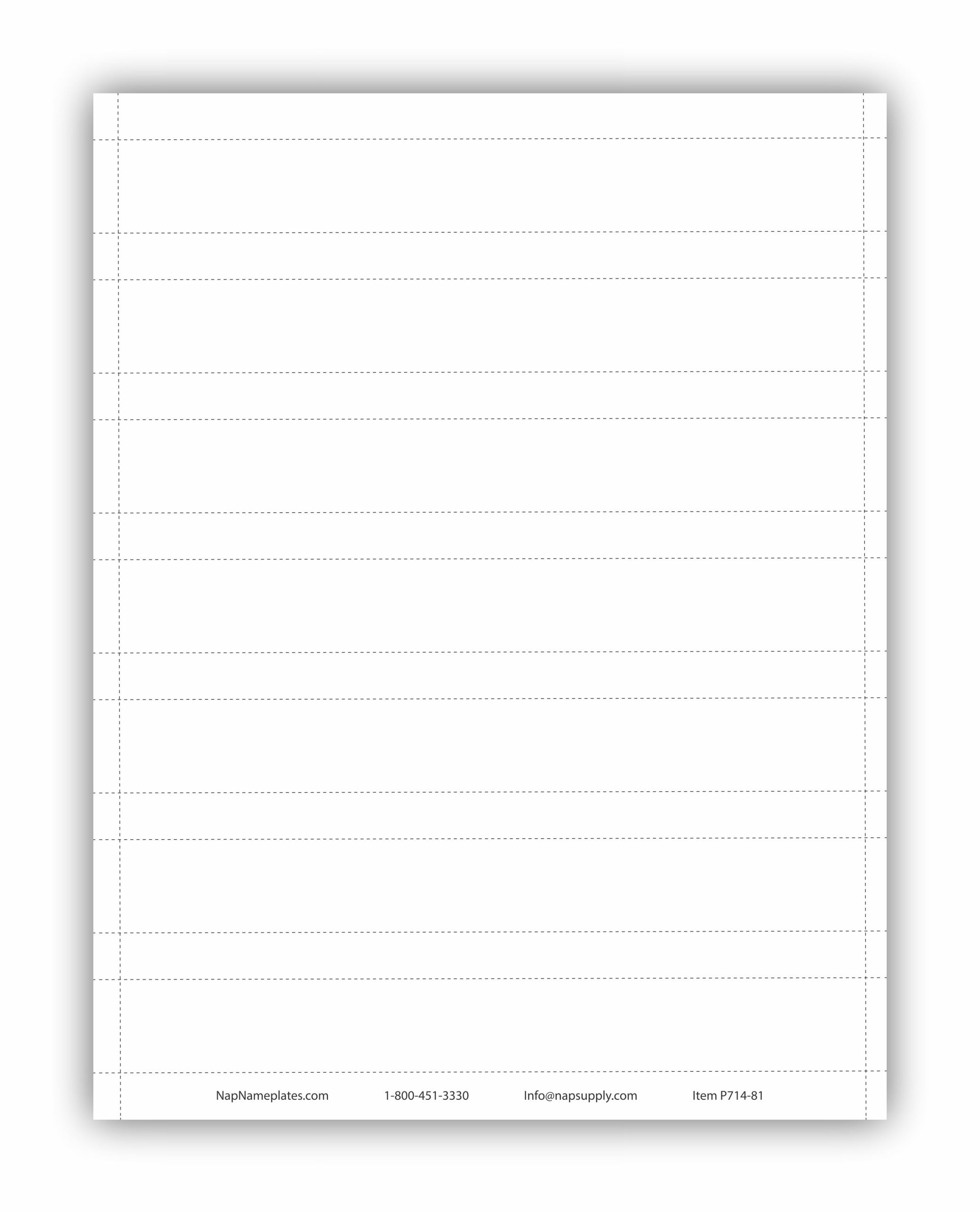 8X1 Printable Paper Name Plates For Offices - Napnameplates inside Cubicle Name Plate Template Free