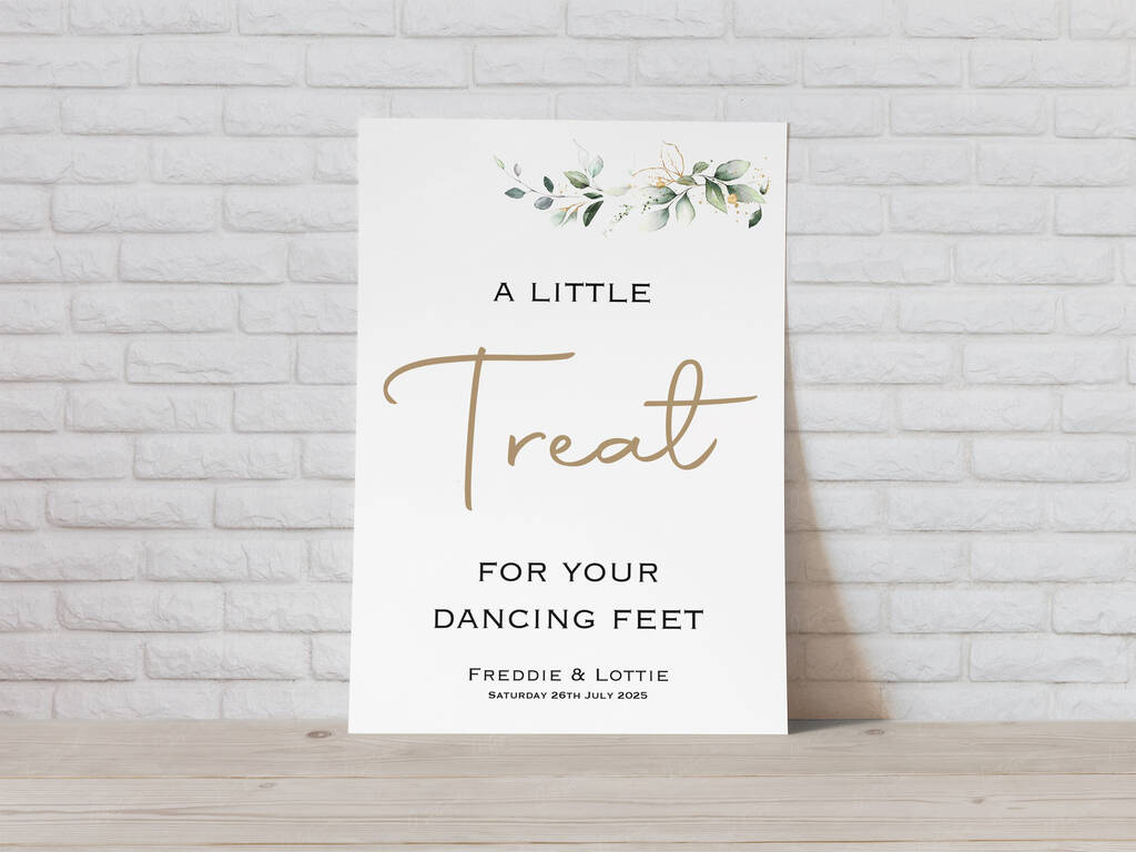 A Little Treat For Your Dancing Feet Signottie Design within A Little Treat For Your Dancing Feet Free Printable