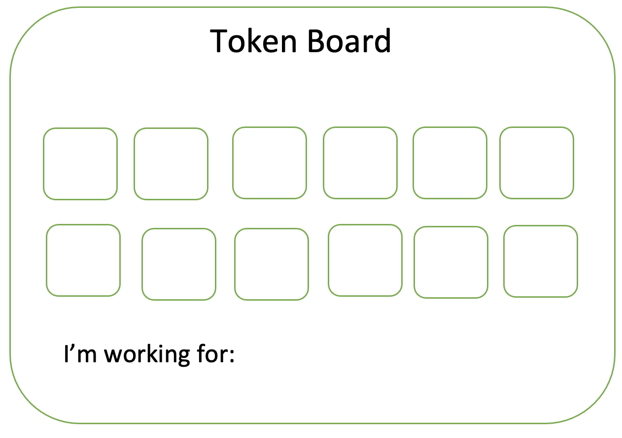 Aba Resources — Applied Behavior And Learning Consultants intended for Free Token Board Template