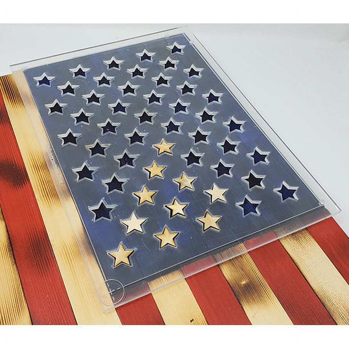 Acrylic Union Star Template Stencil With Alignment Slots And with regard to Printable Star Stencil For American Flag
