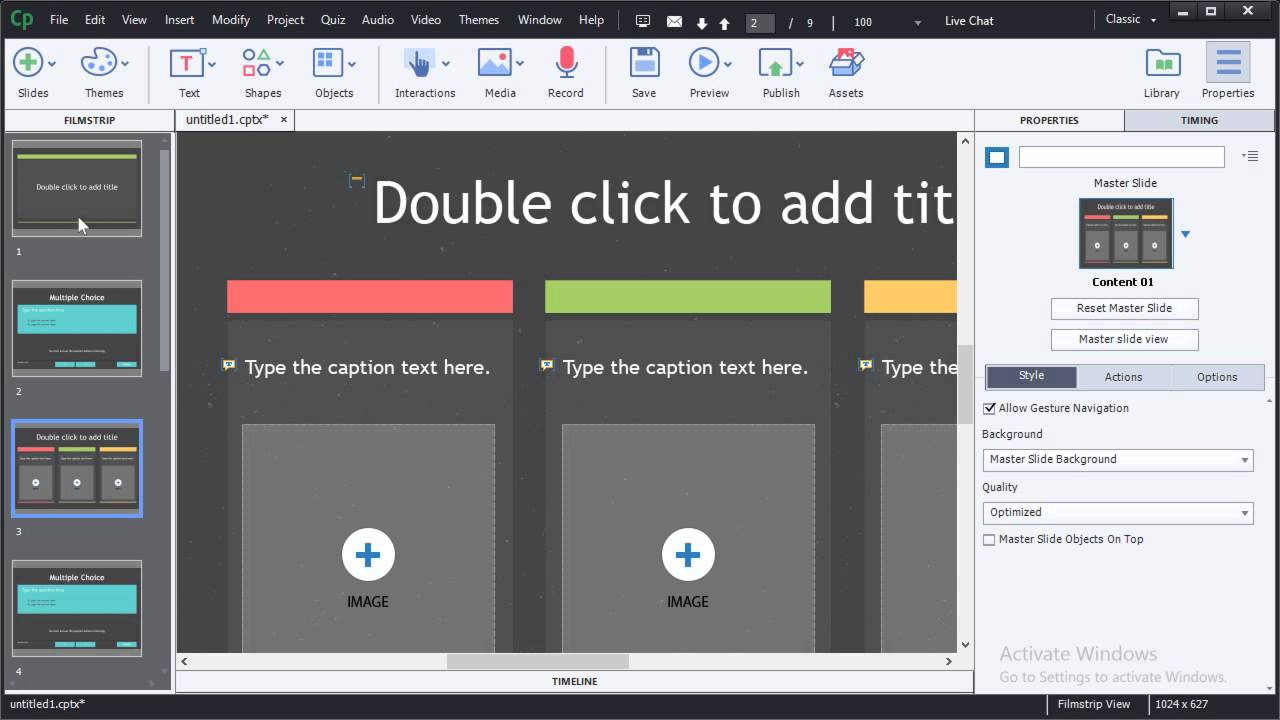 Adobe Captivate 9: Create A New Project with regard to Free Adobe Captivate 9 Templates