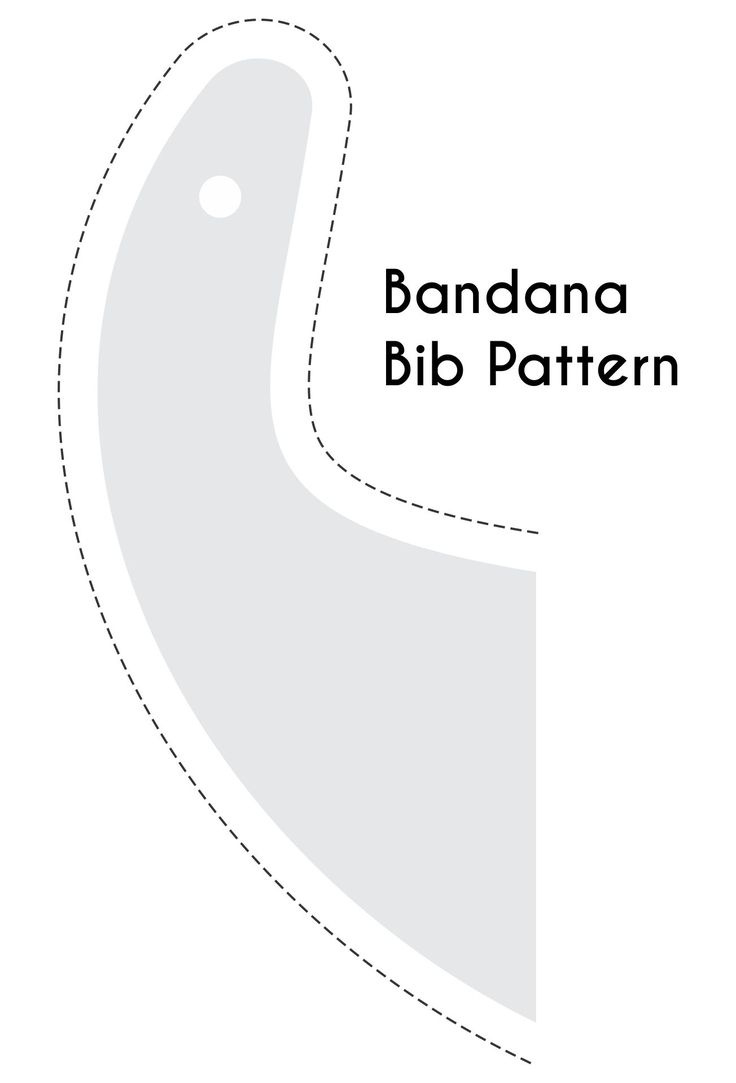 Adult Bib Patterns Free - 10 Free Pdf Printables | Printablee inside Bandana Bib Patterns Free Printable