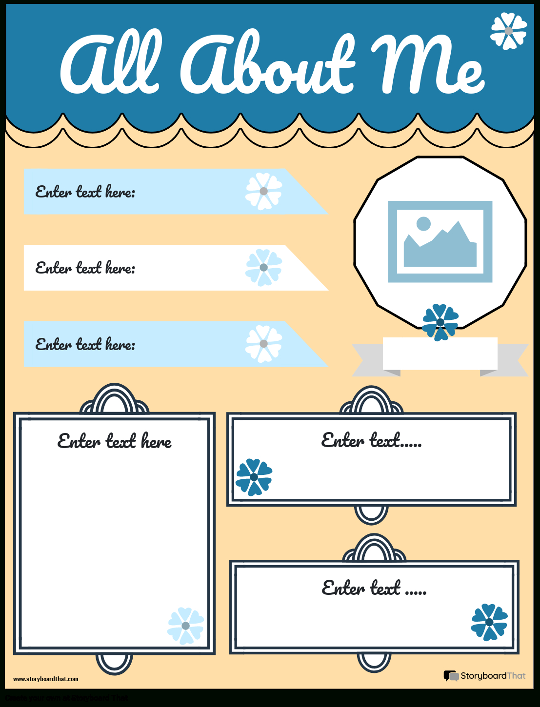 All About Me Posters: Free Storyboard That Templates (2025) for Free Printable All About Me Poster