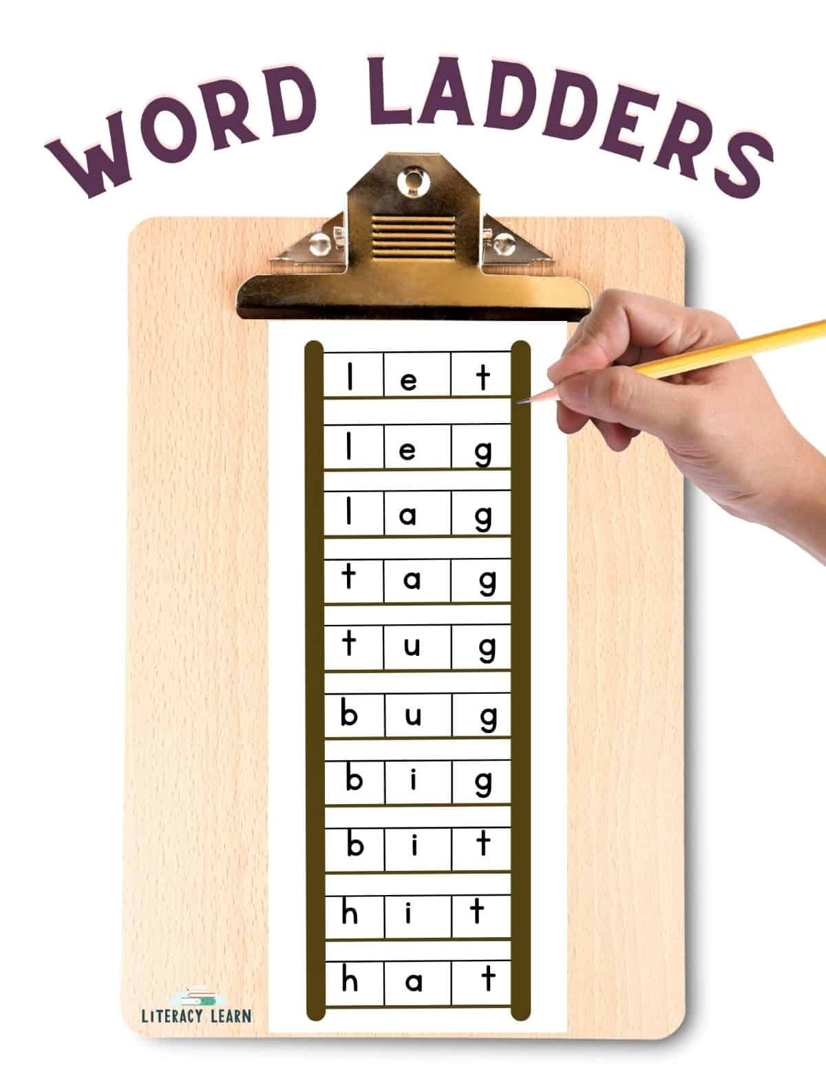 All About Word Ladders - Plus Free Printables - Literacy Learn inside Free Printable Word Ladders