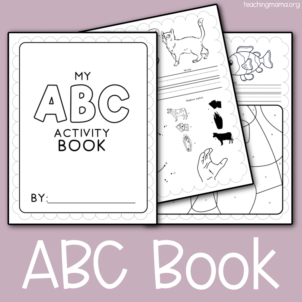 Alphabet Activity Book - Teaching Mama regarding Free Printable Alphabet Book