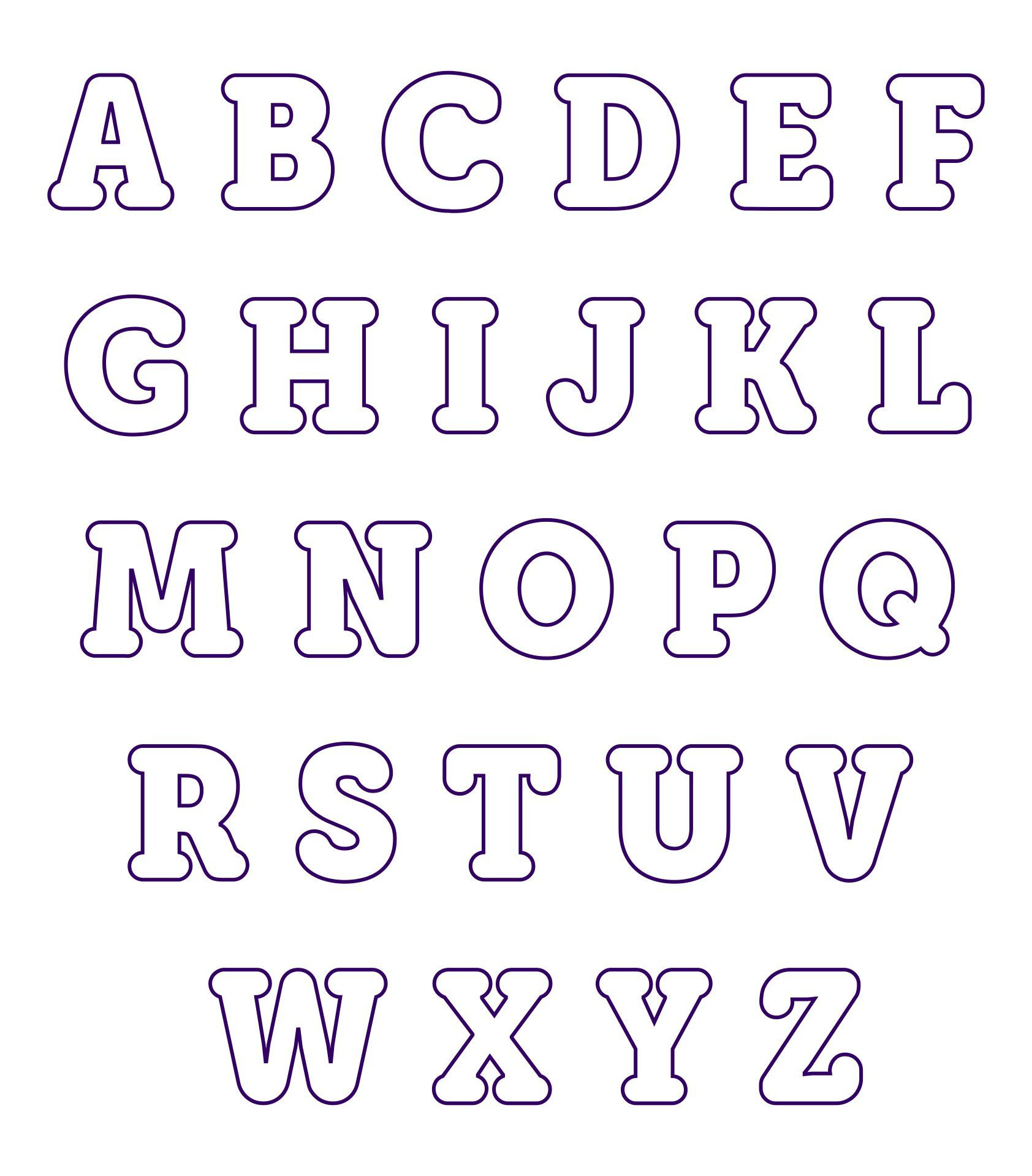 Alphabet Applique Patterns - 10 Free Pdf Printables | Printablee for Free Printable Alphabet Pattern For Apliquae