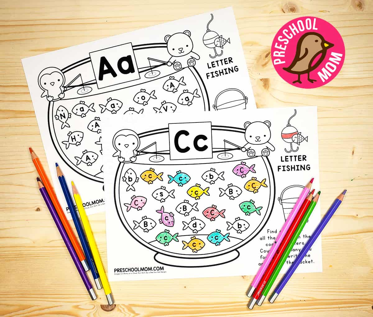 Alphabet Letter Recognition Worksheets - Preschool Mom regarding Free Letter Recognition Printables