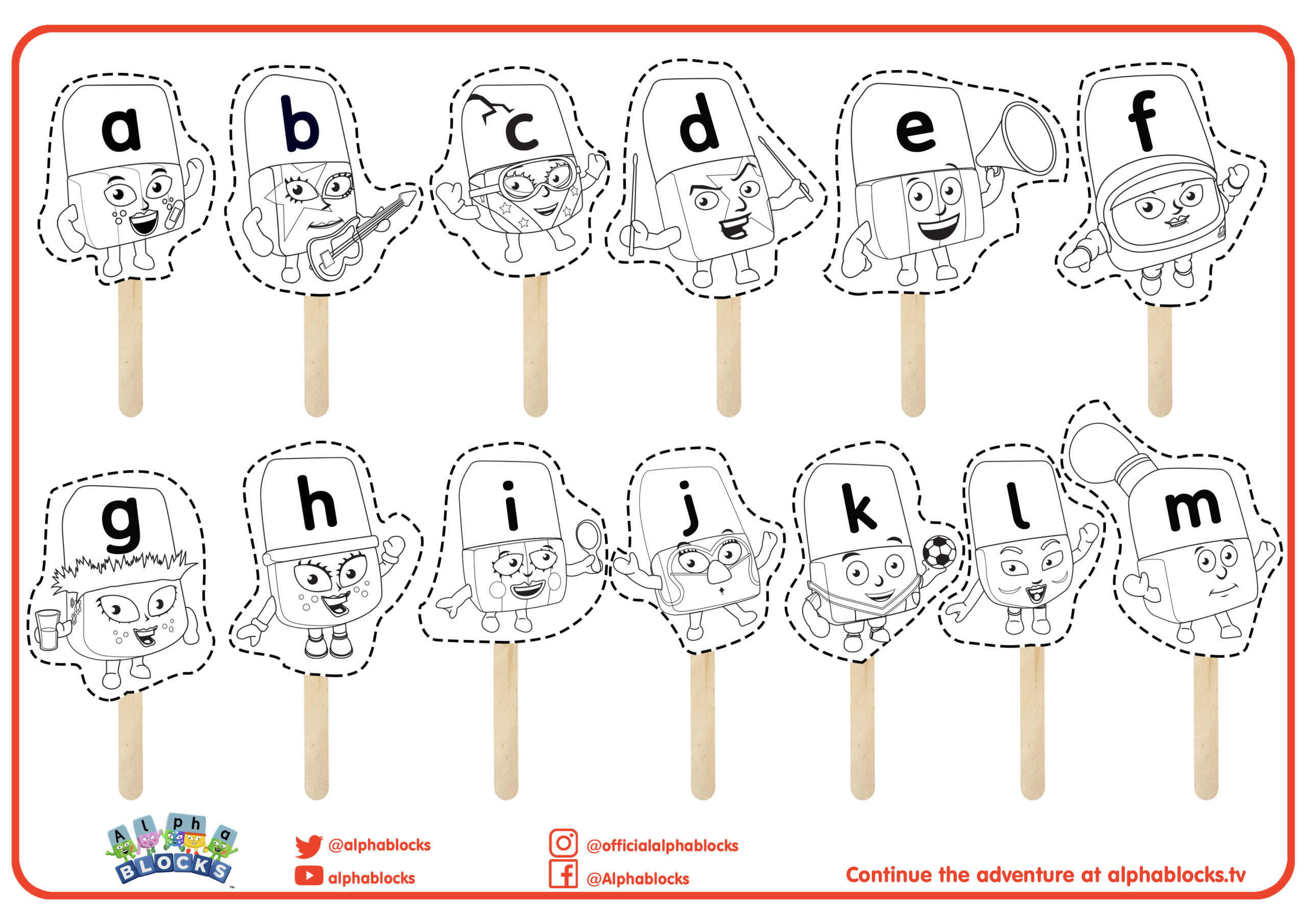 Alphablocks | Activities | Level 2 for Alphablocks Free Printables