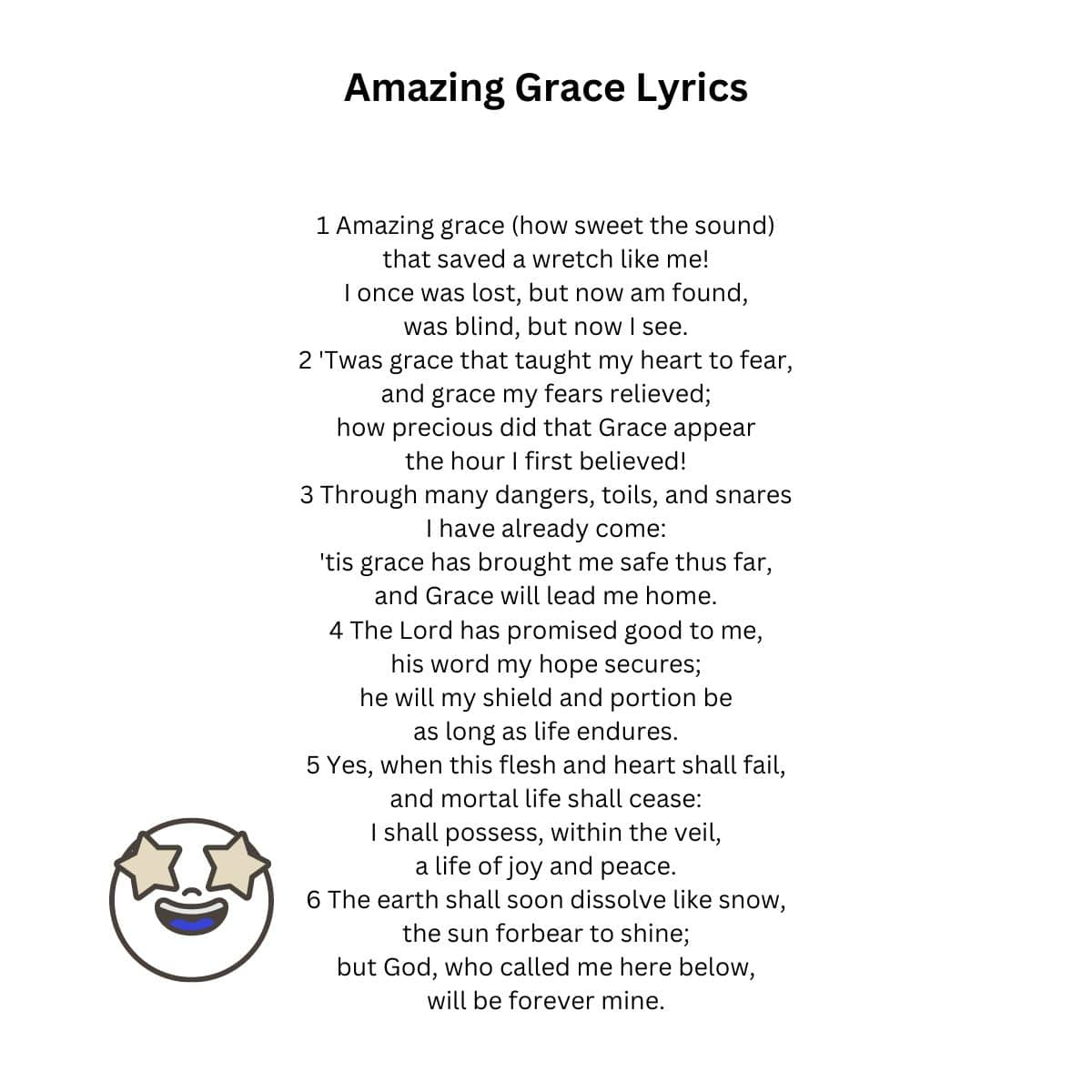 Amazing Grace: Lyrics, Pictures, Origin And More intended for Free Printable Lyrics to Amazing Grace