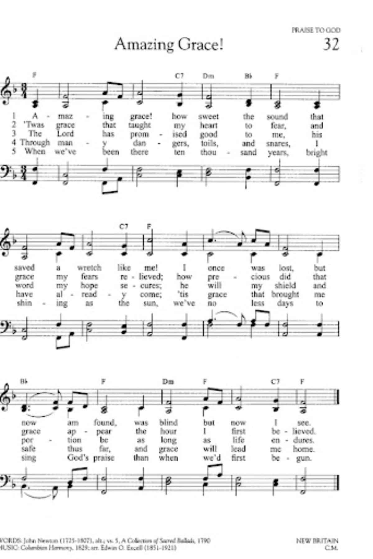 Amazing Grace: Lyrics, Pictures, Origin And More with regard to Free Printable Lyrics to Amazing Grace