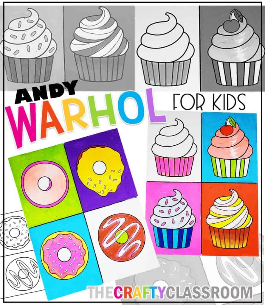 Andy Warhol Art Project For Kids - The Crafty Classroom with regard to Andy Warhol Free Printables