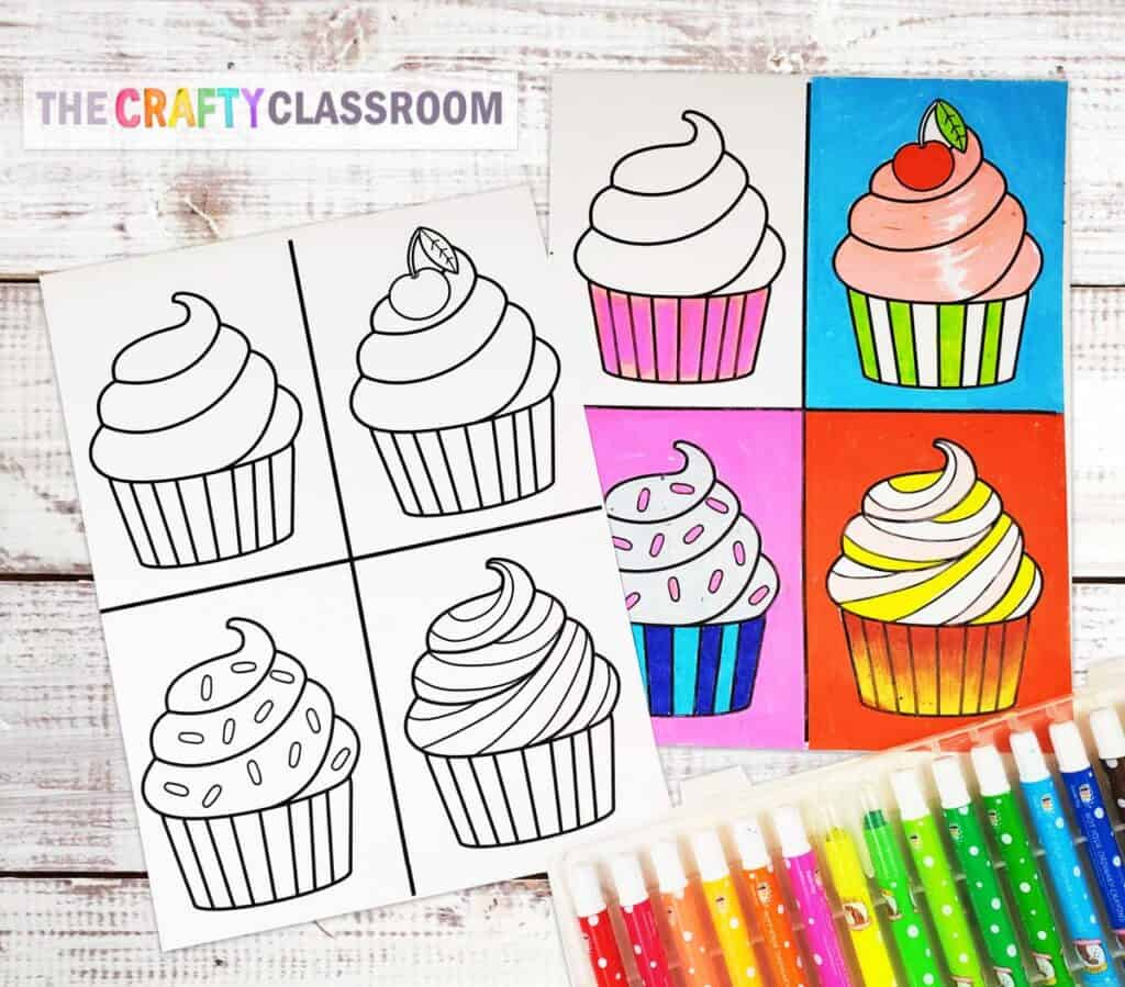 Andy Warhol Art Project For Kids - The Crafty Classroom with regard to Andy Warhol Free Printables