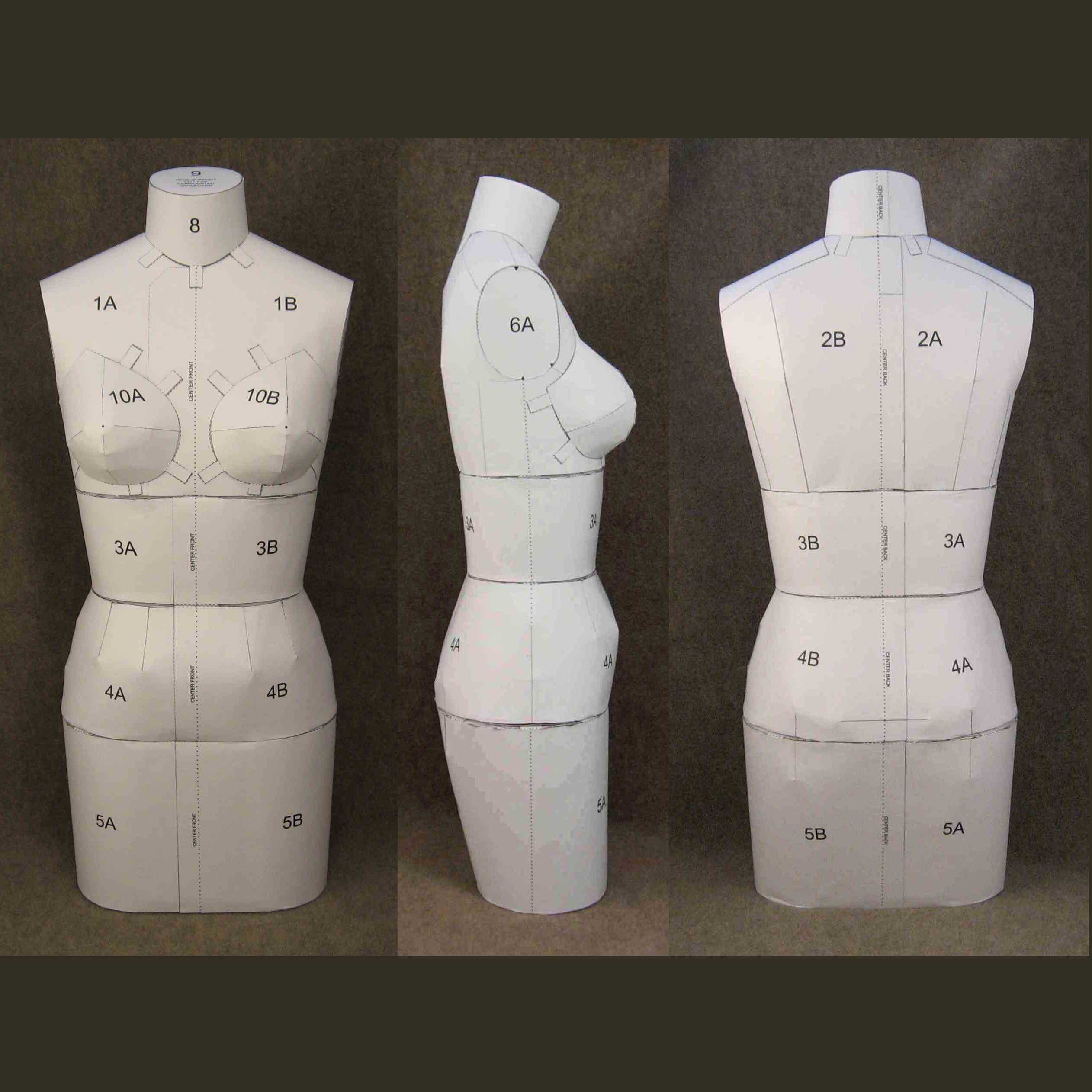 Another Half-Scale Dress Form | Grow Your Own Clothes within Printable Dress Form Pattern