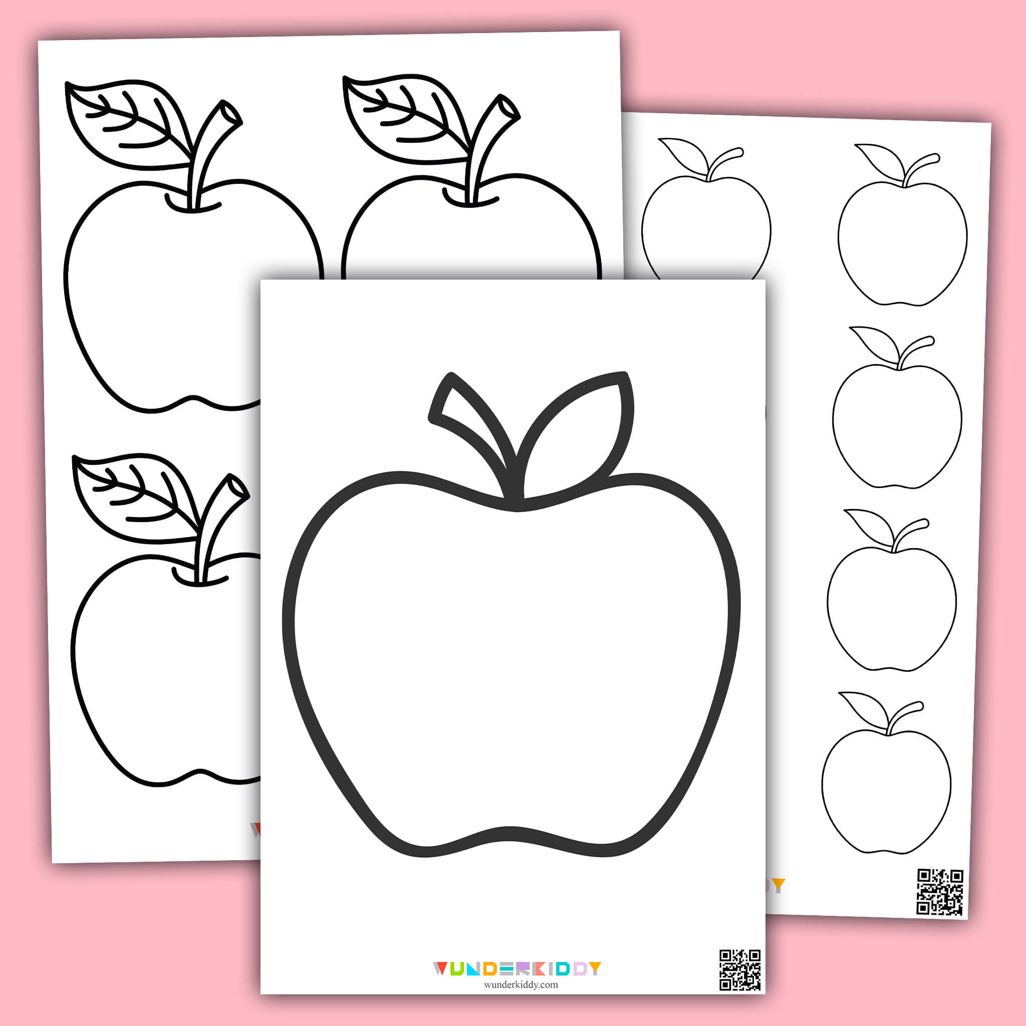 Apple Templates Printable - Printable Party Favors intended for Free Apple Pattern Printable