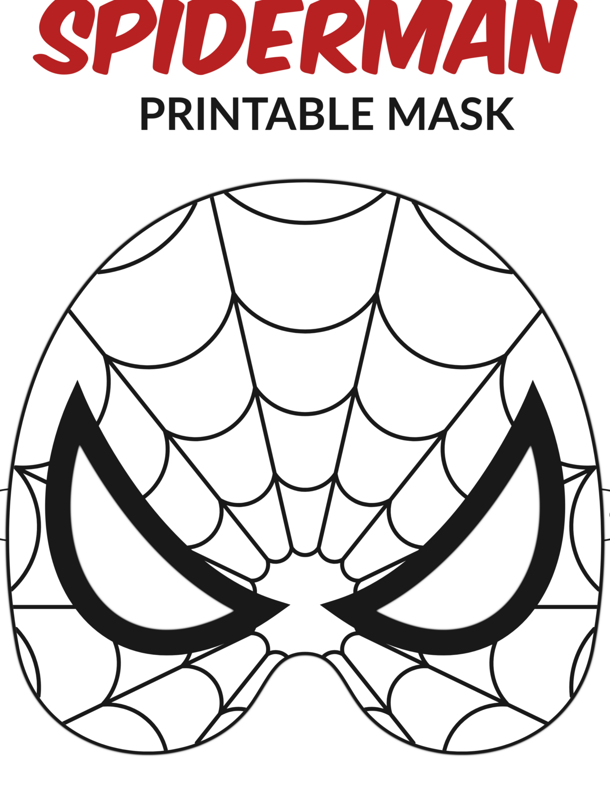 Are You Looking For Spiderman Birthday Party Ideas? Use This Free with regard to Printable Spiderman Mask Pattern