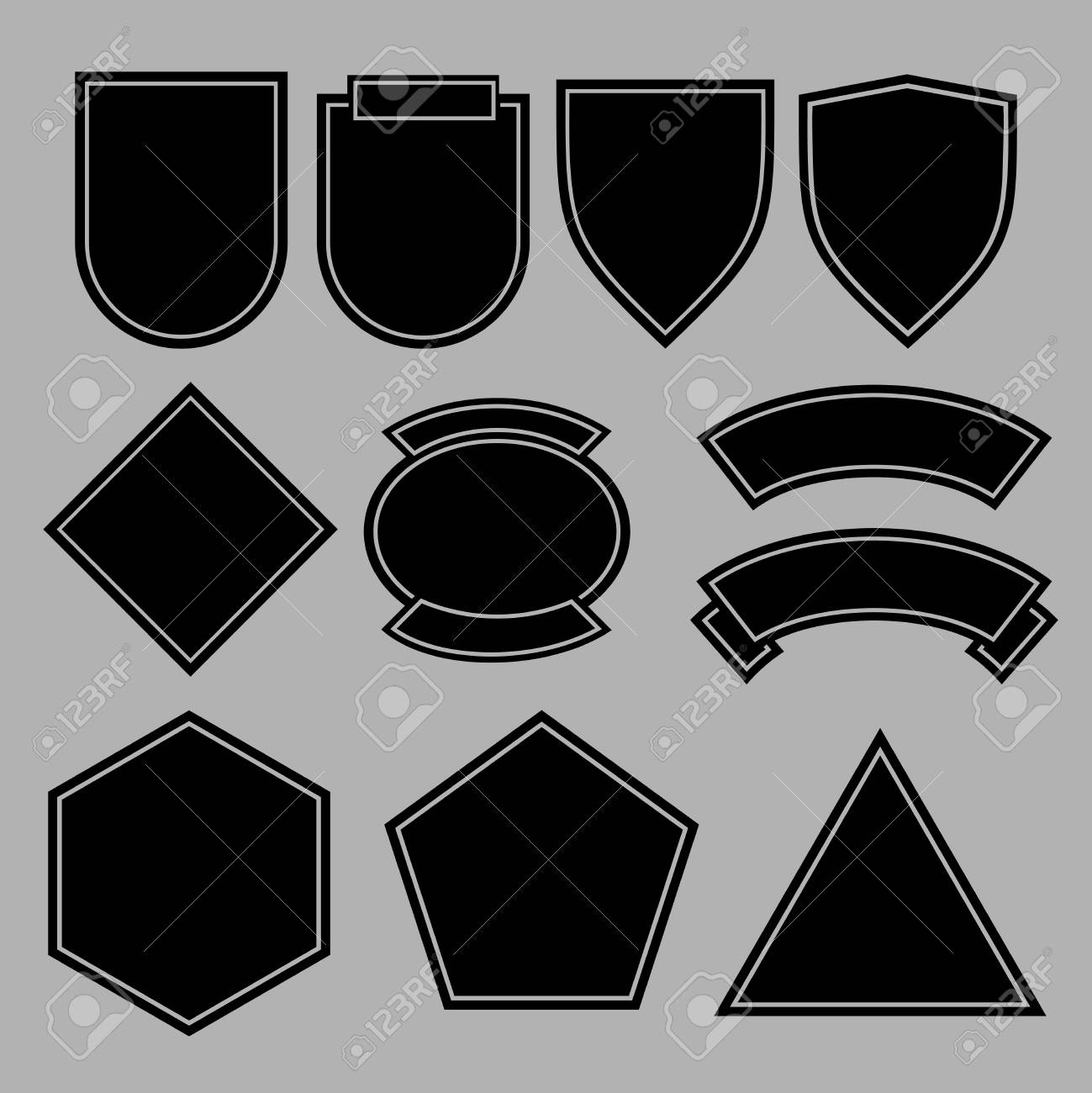 Armee Patches Oder Militärische Abzeichen Template Design. Form In throughout Patch Templates Free