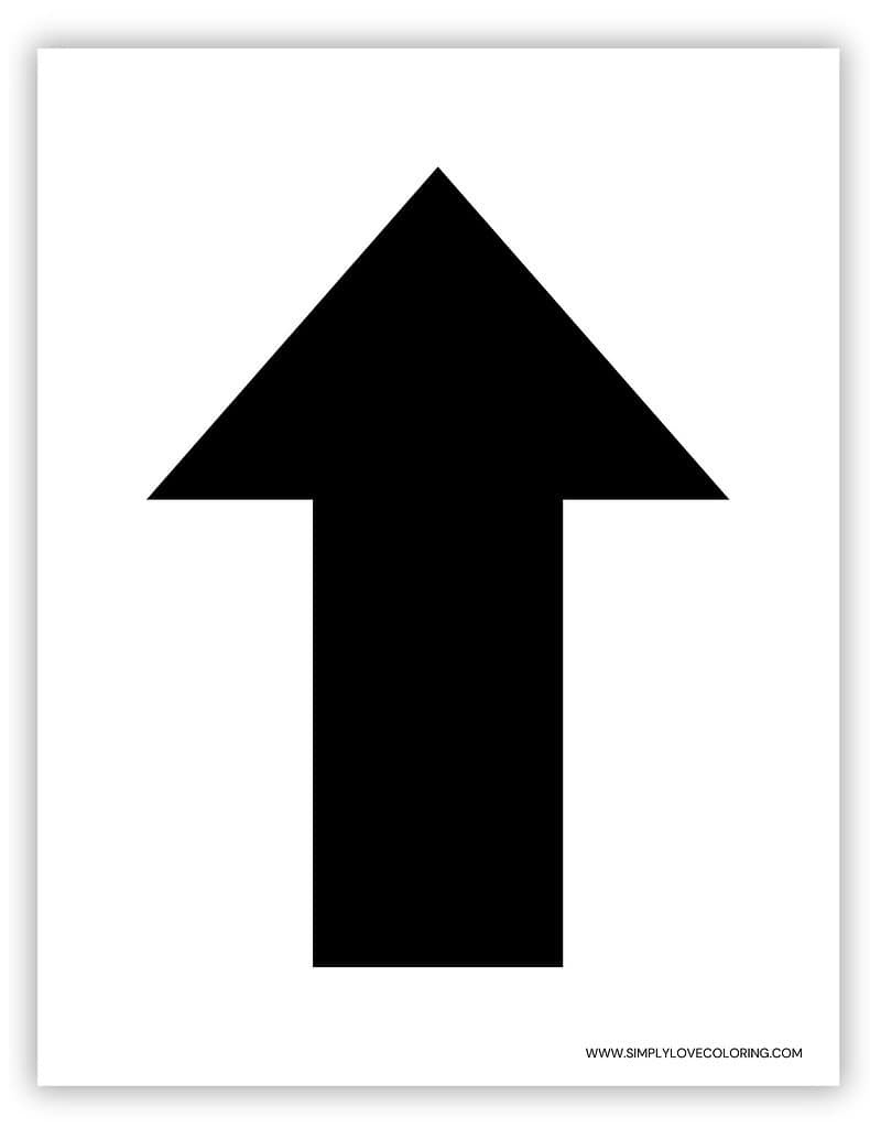Arrow Signs (Free Pdf Printables) - Simply Love Coloring with Free Printable Arrows For Signs