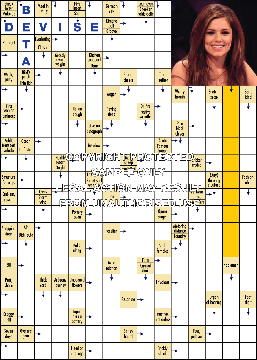 Arrow Words « Apple Puzzles for Free Printable Arrow Word Puzzles