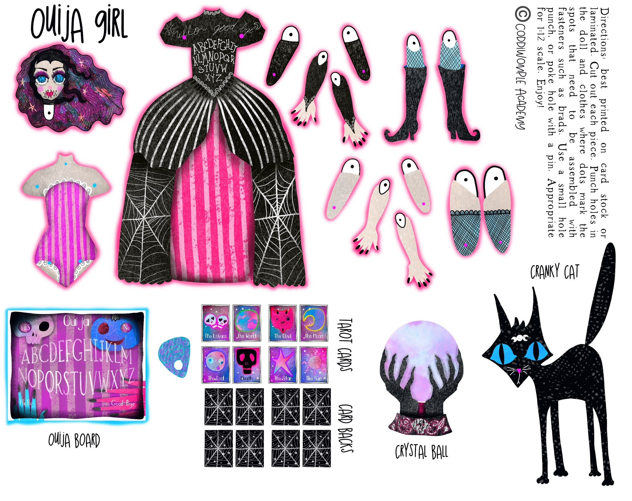 Author Amanda Gatton: June 2021 with regard to Free Printable Monster High Paper Dolls