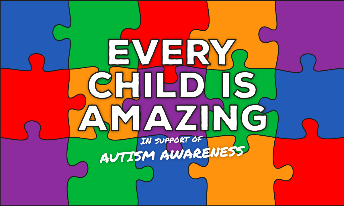 Autism Awareness: Every Child Is Amazing - Creative Printable for Autism Awareness Free Printables