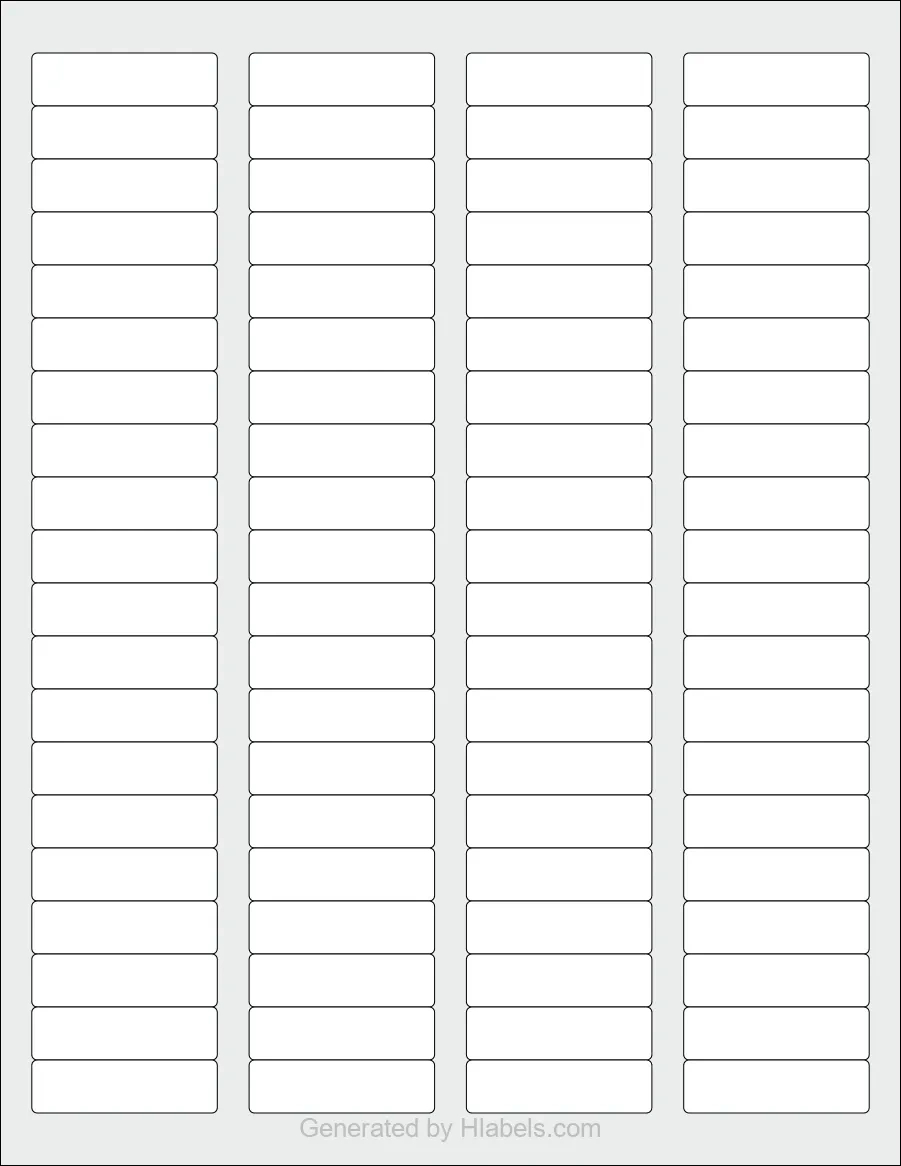 Avery® 8167 Label Template | Print Online Instantly within Avery 8167 Template Free