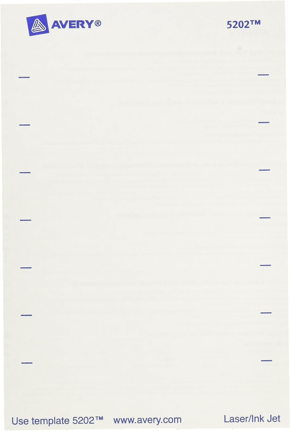 Avery Print-Or-Write Permanent Inkjet/Laser File Folder Labels, 5202, 5/8&amp;quot; X 3 1/2&amp;quot;, White, Pack Of 252 intended for Free Avery Label Template 5202