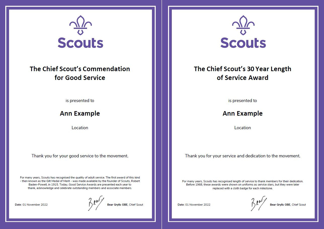 Award Certificates | Scouts inside Free Printable Scout Certificates