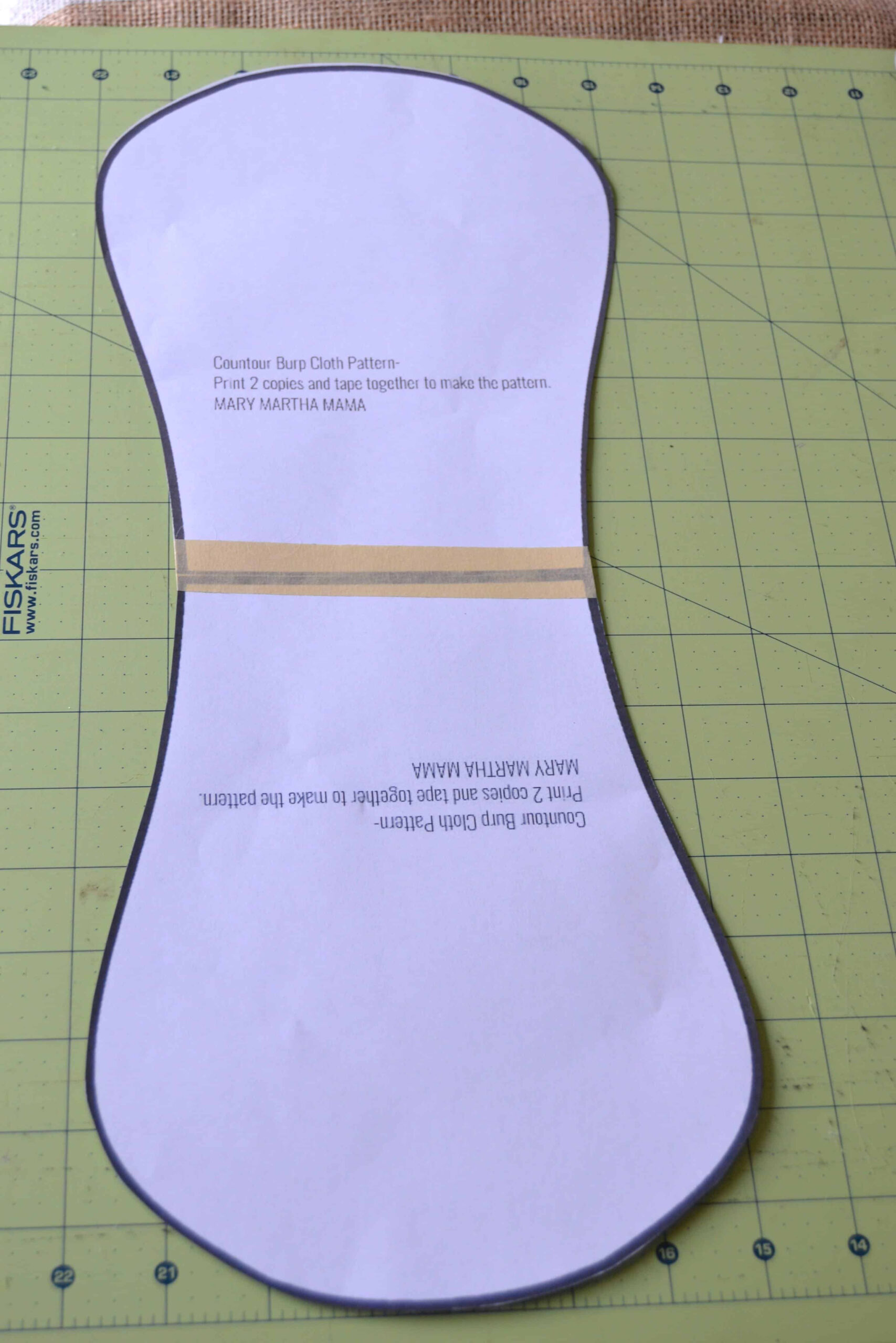 Baby Burp Cloths Pattern - Sewing Pattern Library in Free Printable Burp Cloth Patterns