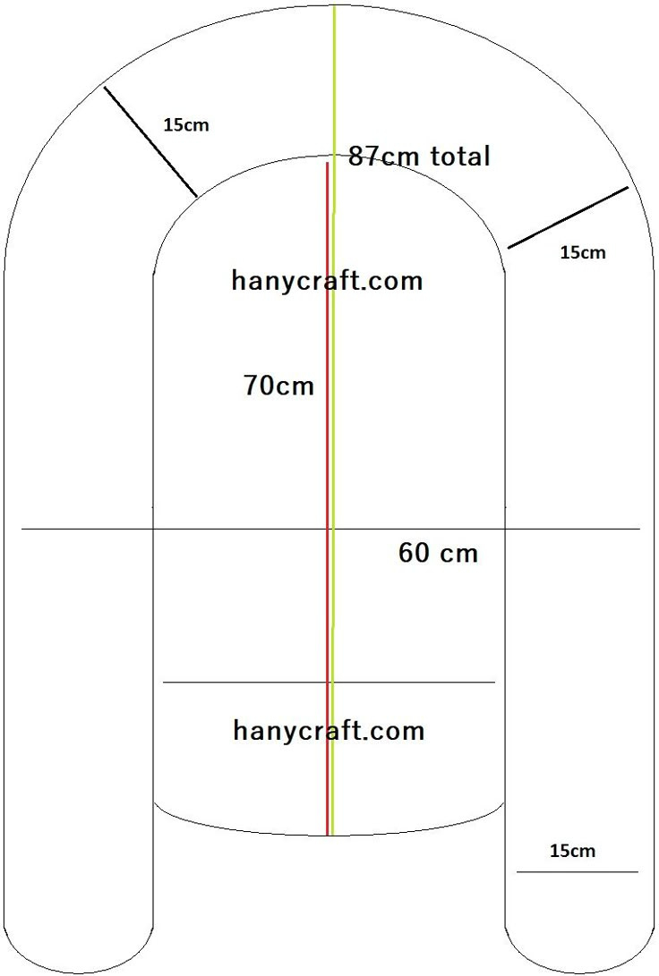 Baby Nest Free Printable Pattern And Simple Tutorial - Hany Crafts in Free Printable Baby Nest Pattern