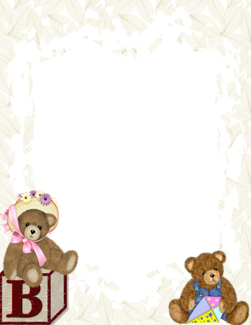 Baby Themed Free-Stationery Template Downloads with Baby Stationery Templates Free