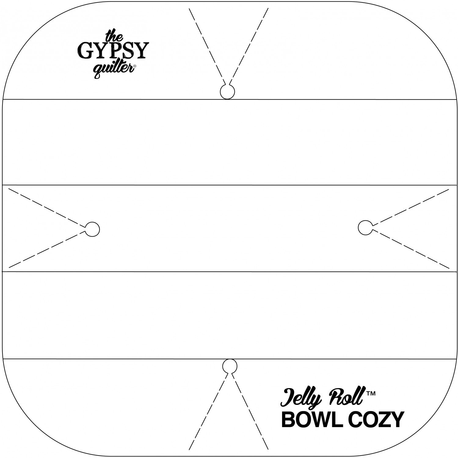 Bag Making :: Templates :: Jelly Roll Bowl Cozy Templatethe within Free Printable Plate Cozy Pattern