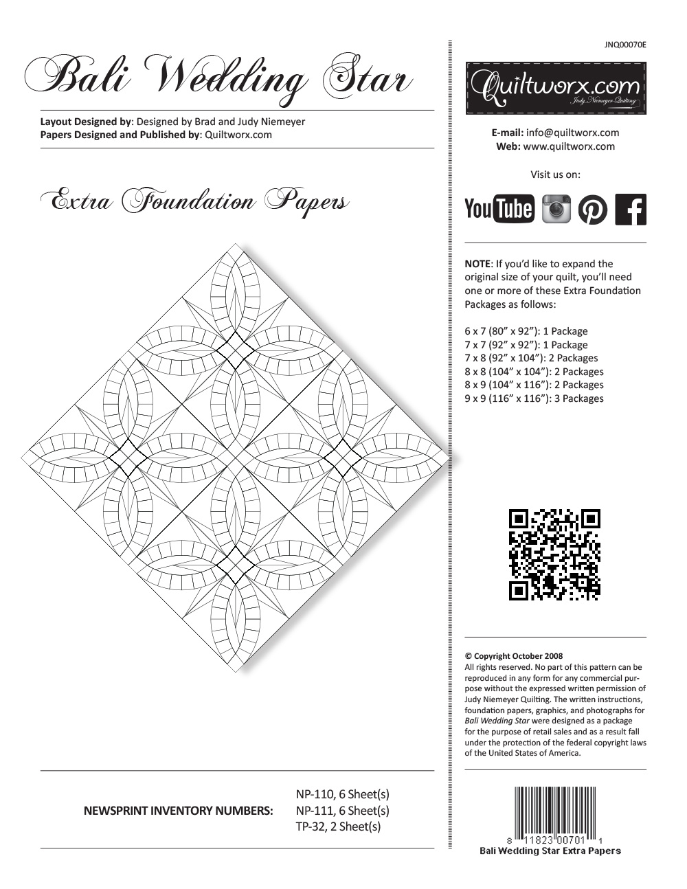 Bali Wedding Star within Free Printable Wedding Ring Quilt Pattern