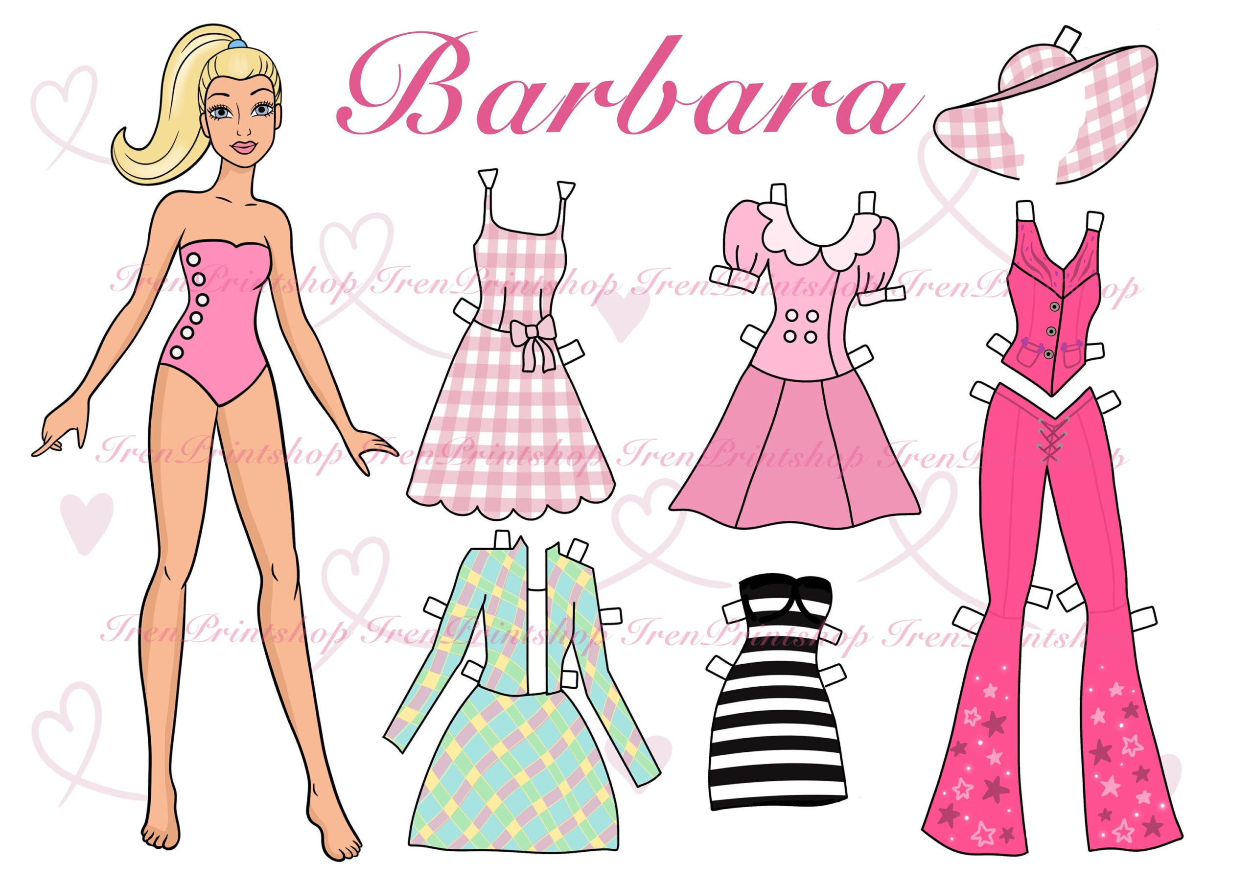 Barbie Paper Dolls Printable Sales for Free Printable Barbie Paper Dolls And Clothes