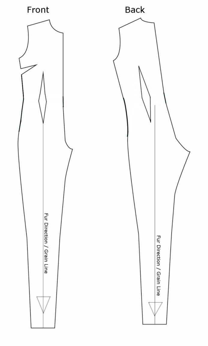 Basic Jumpsuit/Fullsuit Patternceshionco On Deviantart intended for Free Printable Unitard Pattern