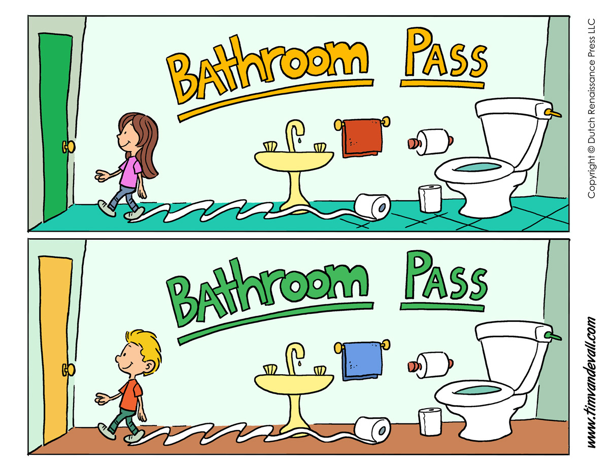 Bathroom-Pass-Template - Tim&amp;#039;S Printables inside Free Printable Bathroom Passes
