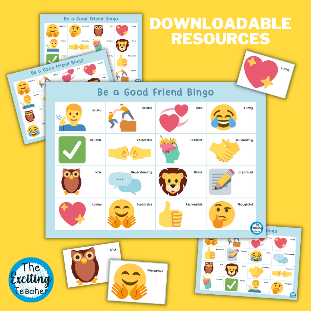Be A Good Friend Bingo&amp;#039;: Qualities Of A Positive Friendship Game pertaining to Free Friendship Bingo Game Printables