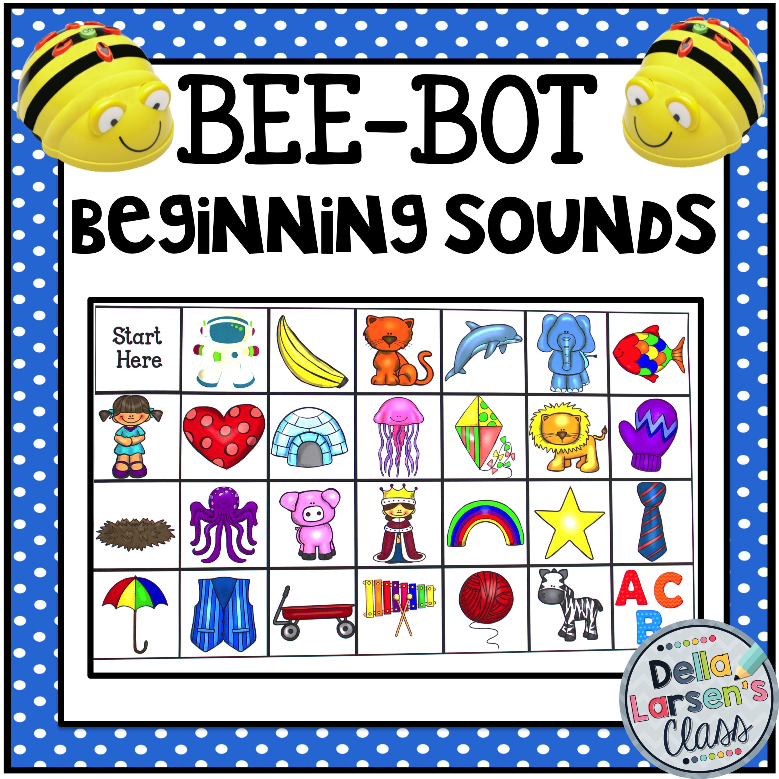 Bee Bot Mat Teaching Beginning Sounds – Della Larsen'S Class for Free Printable Bee Bot Mats