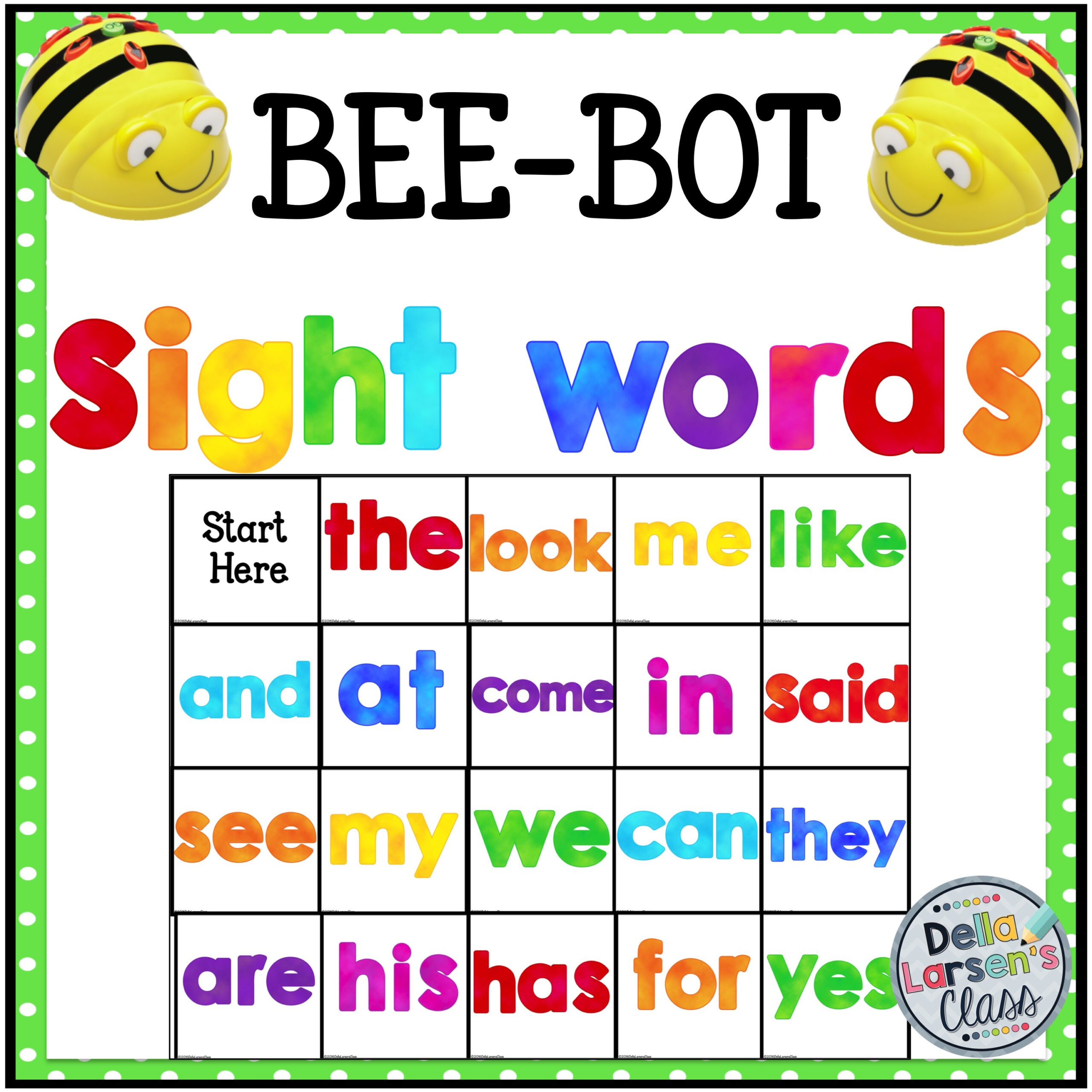 Bee Bot Mat Teaching Sight Words – Della Larsen&amp;#039;S Class for Free Printable Bee Bot Mats