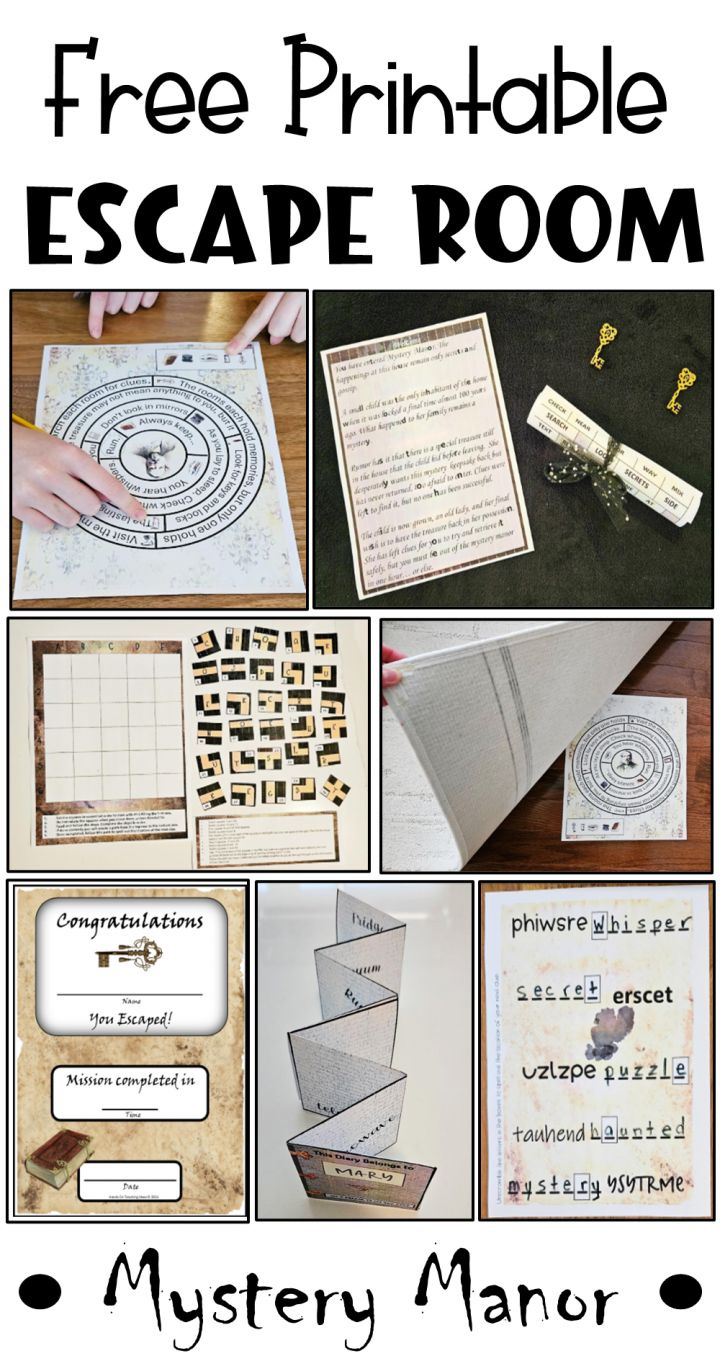 Best Free Escape Room For Kids (Printable Game) regarding Free Printable Escape Room Puzzles