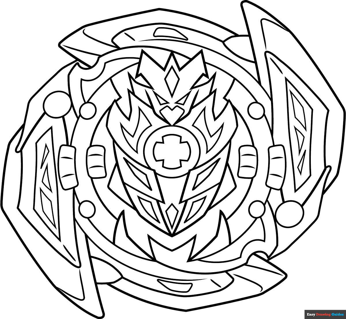 Beyblade Coloring Page | Easy Drawing Guides regarding Free Beyblade Printables