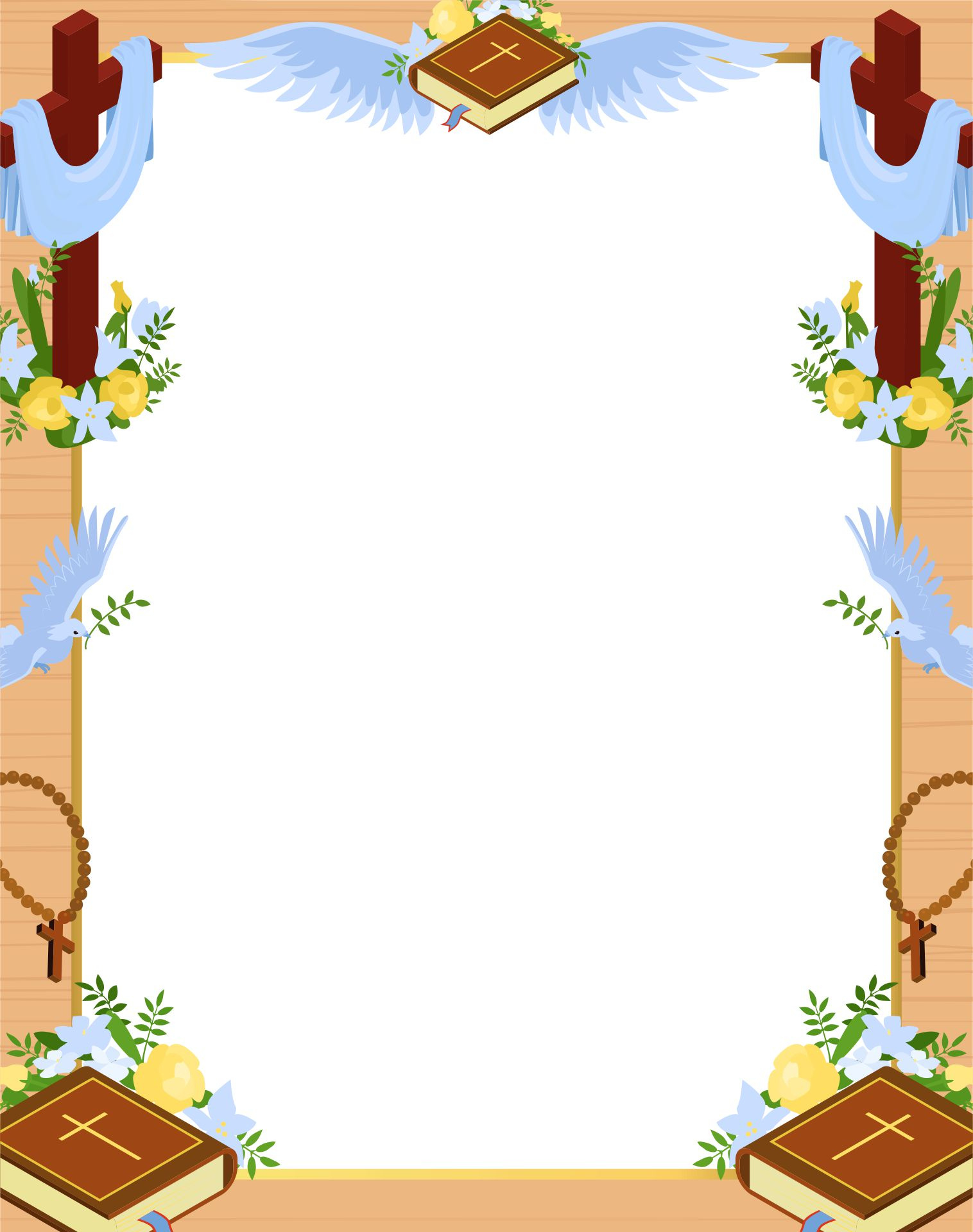 Bible Border Design intended for Free Printable Christian Borders