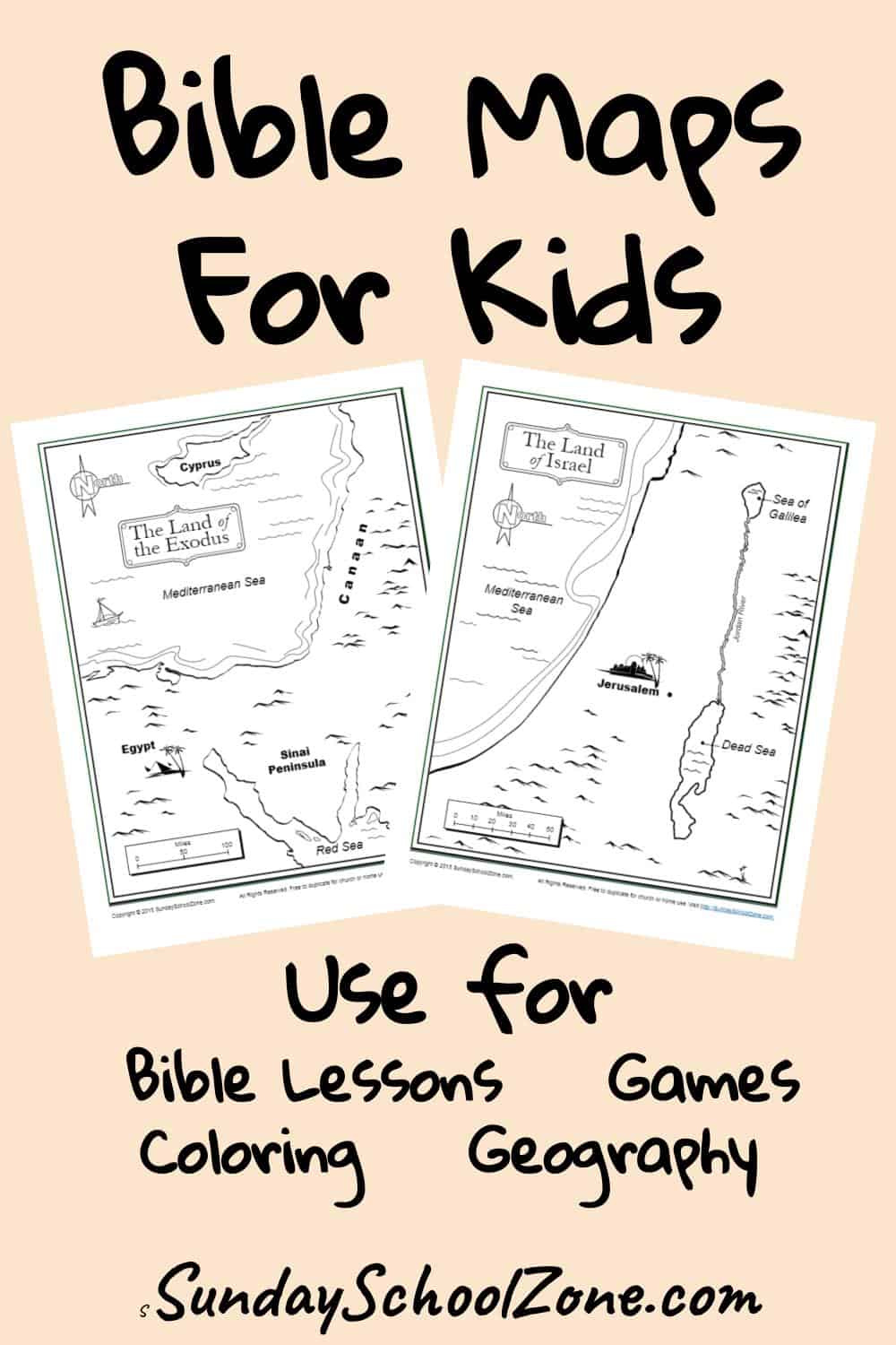Bible Maps Archives - Children&amp;#039;S Bible Activities | Sunday School for Free Printable Bible Maps