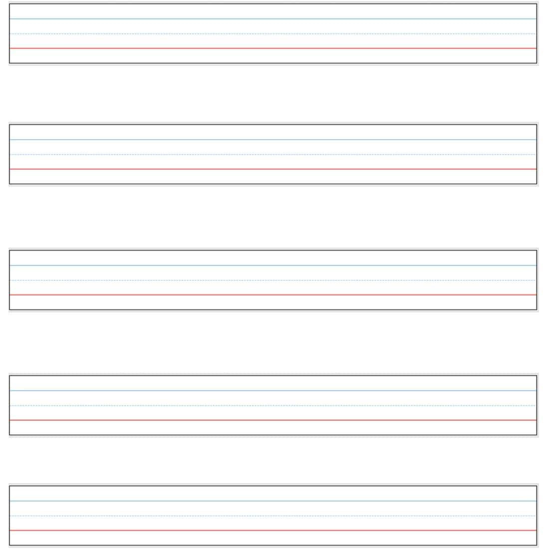 Big Magnetic Sentence Stripsashley 5-Count Package 24X3&amp;quot; pertaining to Free Printable Blank Sentence Strips