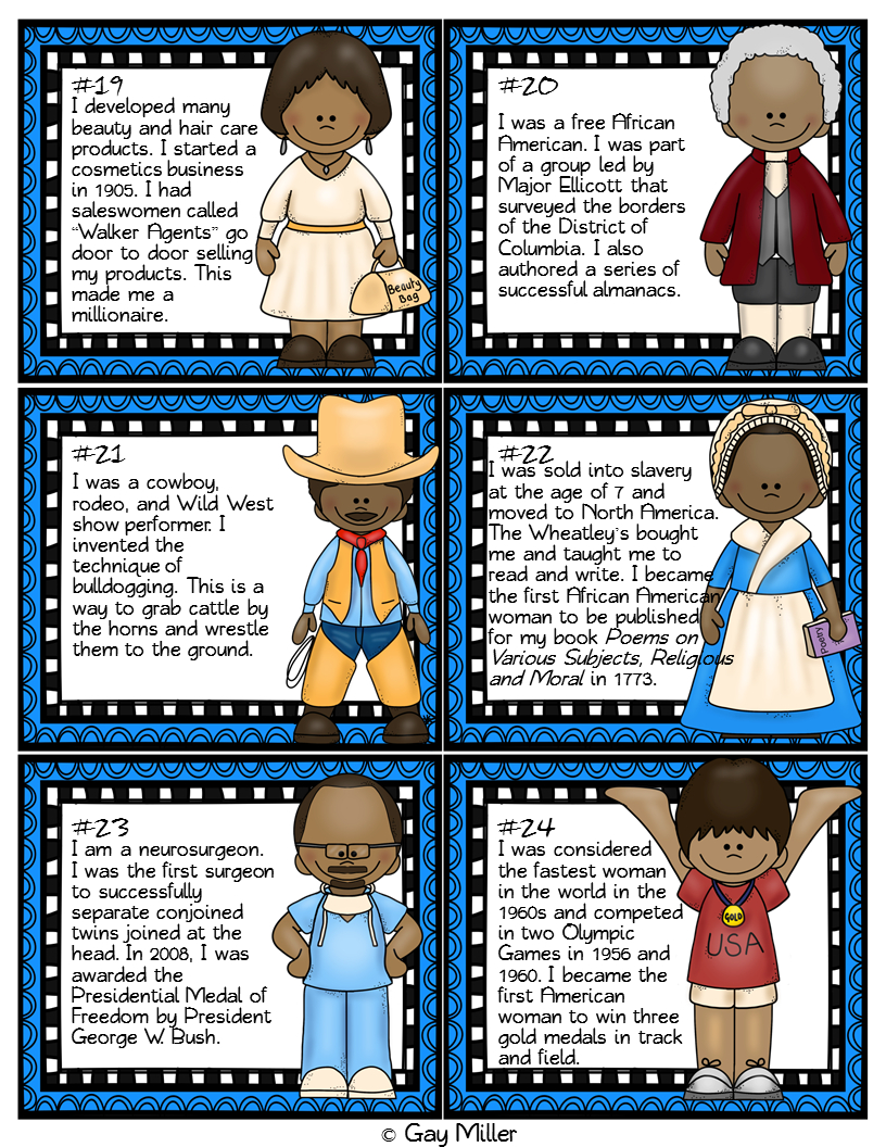 Black History Month Activity Scoot - Book Units Teacher intended for Black History Month Activities Free Printables